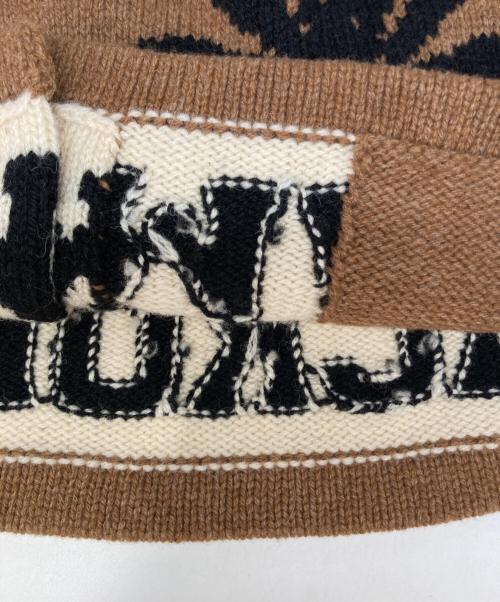 WACKO MARIA（ワコマリア）WACKO MARIA (ワコマリア) HIGHTIMES (ハイ・タイムズ) COWICHAN SWEATER ブラウン サイズ:Sの古着・服飾アイテム