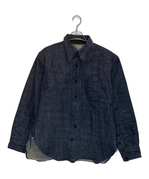 MISTER FREEDOM（ミスターフリーダム）MISTER FREEDOM (ミスターフリーダム) BUBBLEHEAD”CPO Shirts インディゴ サイズ:XLの古着・服飾アイテム