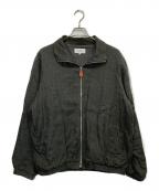 FOLLフォル）の古着「wet linen track jacket」｜カーキ