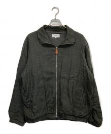 FOLL（フォル）の古着「wet linen track jacket」｜カーキ