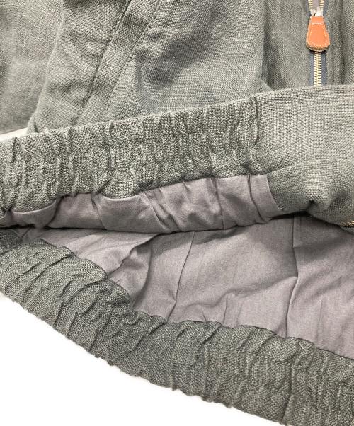 FOLL（フォル）FOLL (フォル) wet linen track jacket カーキ サイズ:SIZE 3の古着・服飾アイテム