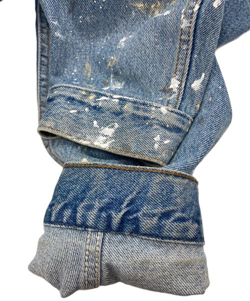 LEVI'S（リーバイス）LEVI'S (リーバイス) ペイントデニムジャケット インディゴ サイズ:SIZE Lの古着・服飾アイテム