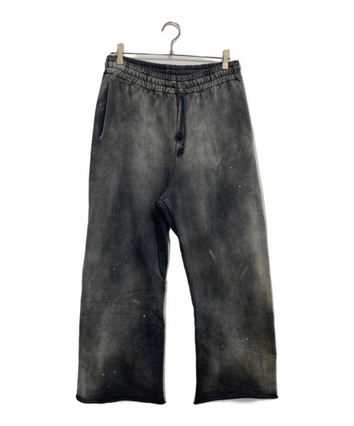 BOWWOW（バウワウ）BOWWOW (バウワウ) 加工スウェットワイドパンツ グレー サイズ:Lの古着・服飾アイテム