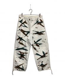FOLL（フォル）の古着「hand painted camo work pants」｜マルチカラー
