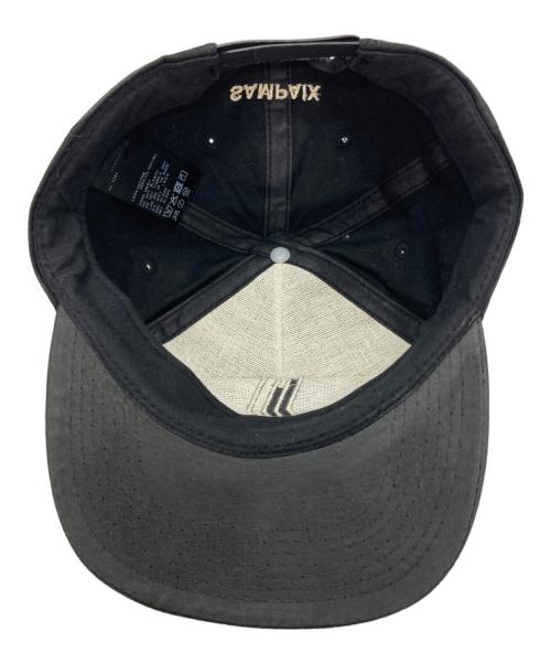 SAMPAIX STUDIO（サンペ・ステュディオ）SAMPAIX STUDIO (サンペ・ステュディオ) FOUR THREAD CRWN CAP ブラック サイズ:-の古着・服飾アイテム