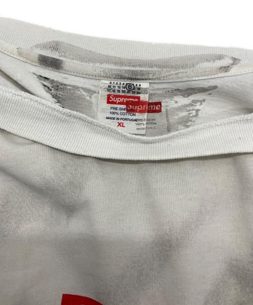 SUPREME（シュプリーム）SUPREME (シュプリーム) MM6 Maison Margiela (エムエムシックスメゾンマルジェラ) Box Logo Tee ホワイト サイズ:XLの古着・服飾アイテム