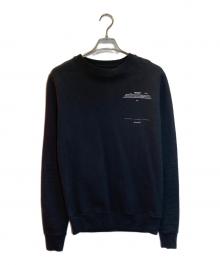 OFFWHITE（オフホワイト）の古着「アローロゴバックプリントスウェット」｜ブラック