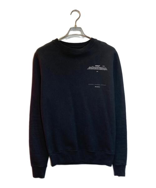 OFFWHITE（オフホワイト）OFFWHITE (オフホワイト) アローロゴバックプリントスウェット ブラック サイズ:XXSの古着・服飾アイテム