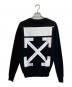 OFFWHITE (オフホワイト) アローロゴバックプリントスウェット ブラック サイズ:XXS：14000円