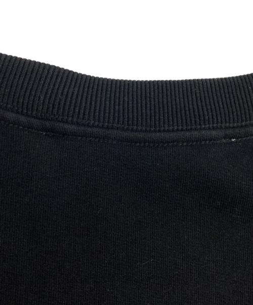 OFFWHITE（オフホワイト）OFFWHITE (オフホワイト) Diag crewneck sweatshirt ブラック サイズ:Lの古着・服飾アイテム