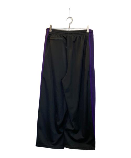Needles（ニードルズ）Needles (ニードルズ) TRACK PANT ブラック×パープル サイズ:下記参照の古着・服飾アイテム