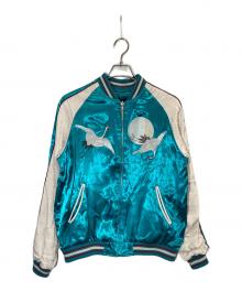 花旅楽団（ハナタビガクダン）の古着「スカジャン」｜ブルー