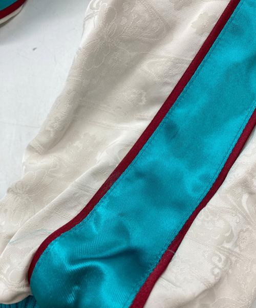 花旅楽団（ハナタビガクダン）花旅楽団 (ハナタビガクダン) スカジャン ブルー サイズ:Lの古着・服飾アイテム