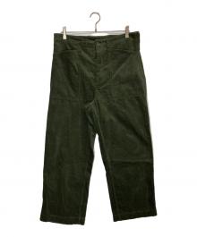 waiper（ワイパー）の古着「P-41 コーデュロイ ユーティリティパンツ」｜グリーン