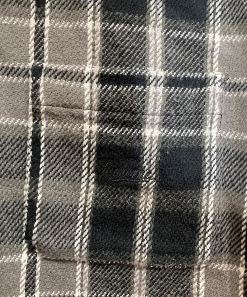 SUPREME（シュプリーム）Supreme (シュプリーム) Pullover Plaid Flannel Shirt グレー×ホワイト サイズ:SIZE Sの古着・服飾アイテム