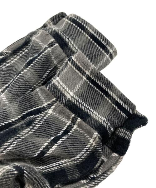 SUPREME（シュプリーム）Supreme (シュプリーム) Pullover Plaid Flannel Shirt グレー×ホワイト サイズ:SIZE Sの古着・服飾アイテム