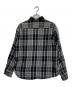 Supreme (シュプリーム) Pullover Plaid Flannel Shirt グレー×ホワイト サイズ:SIZE S：9000円