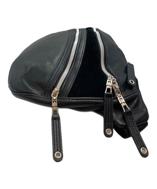 master-piece（マスターピース）master-piece (マスターピース) レザーショルダーバッグ ブラック サイズ:-の古着・服飾アイテム