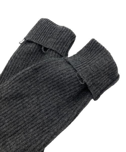 ATOMOFACTORY.（アトモファクトリー）ATOMOFACTORY. (アトモファクトリー) ダメージジップアップカーディガン グレー サイズ:Mの古着・服飾アイテム