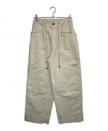Sea Room lynn（シールームリン）の古着「ポケットワークwashボリュームパンツ」｜ベージュ