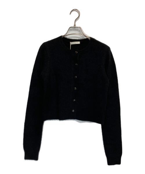 Sea Room lynn（シールームリン）Sea Room Lynn (シールームリン) Fox mixベーシッククルーカーディガン ブラック サイズ:FREEの古着・服飾アイテム