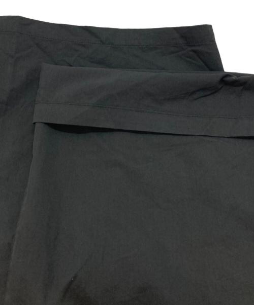 Sea Room lynn（シールームリン）Sea Room Lynn (シールームリン) collab ナイロンtuckストレートパンツ ブラック サイズ:Ⅿの古着・服飾アイテム