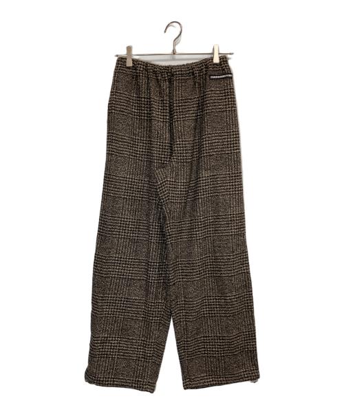 Sea Room lynn（シールームリン）Sea Room lynn (シールームリン) Tweed Hound Relaxパンツ ブラック×ブラウン サイズ:SIZE Mの古着・服飾アイテム