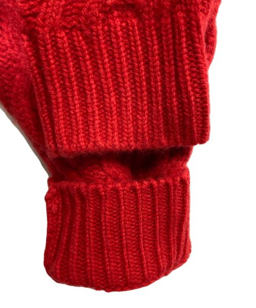 NKNIT（ンニット）NKNIT (ンニット) ハート ニット セーター レッド サイズ:SIZE 0の古着・服飾アイテム