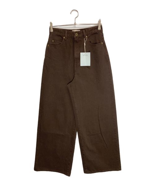 Sea Room lynn（シールームリン）Sea Room Lynn (シールームリン) ワイドウエストバギー SRN05 ブラウン サイズ:24の古着・服飾アイテム