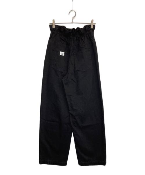 Sea Room lynn（シールームリン）Sea Room Lynn (シールームリン) オーバーウエストワイドデニム SRN05 ブラック サイズ:25の古着・服飾アイテム