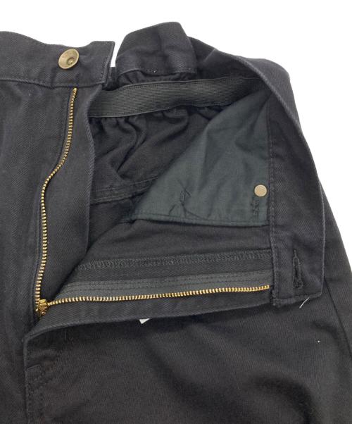 Sea Room lynn（シールームリン）Sea Room Lynn (シールームリン) オーバーウエストワイドデニム SRN05 ブラック サイズ:25の古着・服飾アイテム