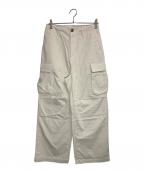 Sea Room lynnシールームリン）の古着「カーゴツイルボリュームパンツ」｜ベージュ