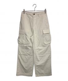 Sea Room lynn（シールームリン）の古着「カーゴツイルボリュームパンツ」｜ベージュ
