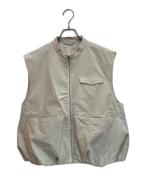 Sea Room lynn（シールームリン）Sea Room Lynn (シールームリン) ヘムballoonツイルベスト ベージュ サイズ:SIZE Freeの古着・服飾アイテム
