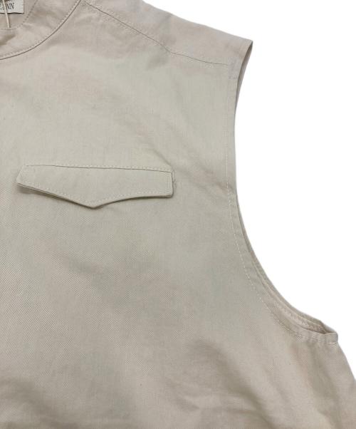 Sea Room lynn（シールームリン）Sea Room Lynn (シールームリン) ヘムballoonツイルベスト ベージュ サイズ:SIZE Freeの古着・服飾アイテム