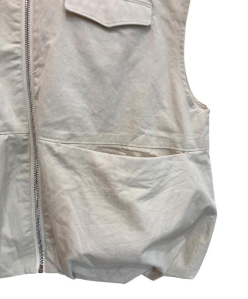 Sea Room lynn（シールームリン）Sea Room Lynn (シールームリン) ヘムballoonツイルベスト ベージュ サイズ:SIZE Freeの古着・服飾アイテム