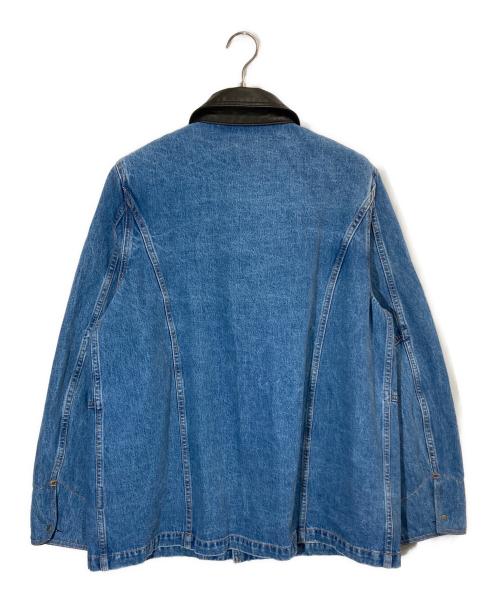 Sea Room lynn（シールームリン）Sea Room lynn (シールームリン) ECO Leather collarカバーオール ブルー サイズ:SIZE Freeの古着・服飾アイテム