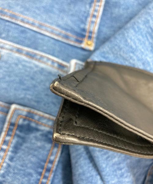 Sea Room lynn（シールームリン）Sea Room lynn (シールームリン) ECO Leather collarカバーオール ブルー サイズ:SIZE Freeの古着・服飾アイテム