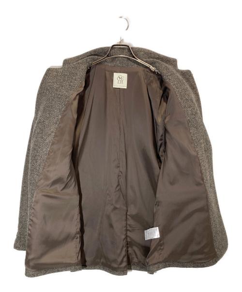 Sea Room lynn（シールームリン）Sea Room Lynn (シールームリン) collab オーバーショルダーテーラードジャケット ブラウン サイズ:SIZE Mの古着・服飾アイテム