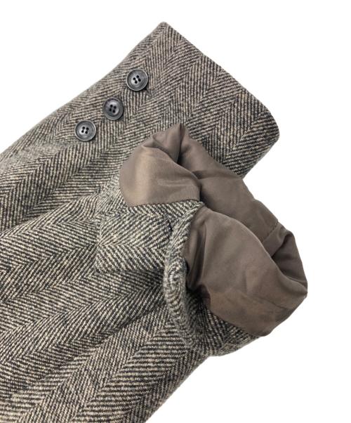 Sea Room lynn（シールームリン）Sea Room Lynn (シールームリン) collab オーバーショルダーテーラードジャケット ブラウン サイズ:SIZE Mの古着・服飾アイテム