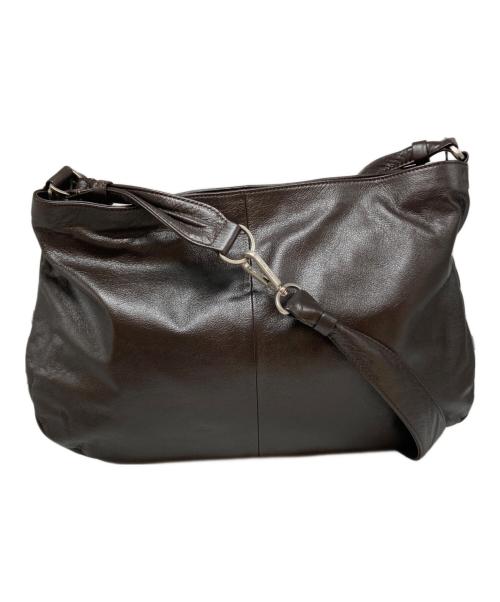 TOUT Y EST（トゥティエ）TOUT Y EST (トゥティエ) sac nacelle epaule ブラウンの古着・服飾アイテム