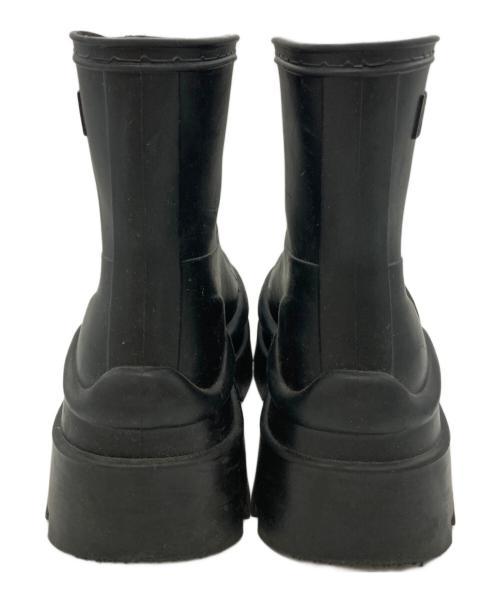 MSGM（エムエスジーエム）MSGM (エムエスジーエム) ロゴエンボスアンクルブーツ ブラック サイズ:37の古着・服飾アイテム