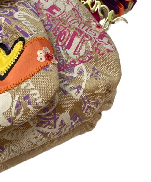 COACH（コーチ）COACH (コーチ) ポピー グラフィティショルダーバッグ ベージュ サイズ:-の古着・服飾アイテム