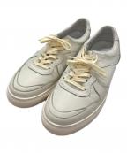 YOAKヨーク）の古着「オールレザーコートスニーカー」｜ホワイト