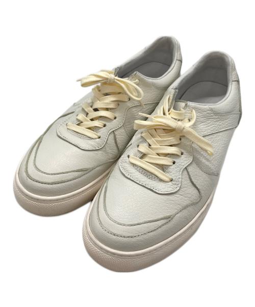 YOAK（ヨーク）YOAK (ヨーク) オールレザーコートスニーカー ホワイト サイズ:39の古着・服飾アイテム