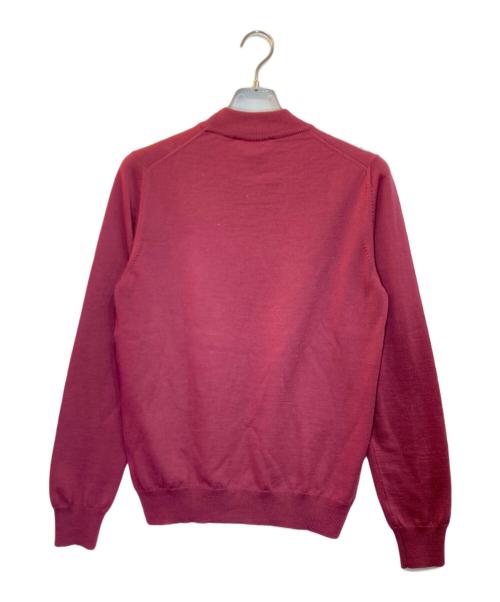 GRAN SASSO（グランサッソ）GRAN SASSO (グランサッソ) 12G メリノウール モックネック ニット ピンク サイズ:下記参照の古着・服飾アイテム