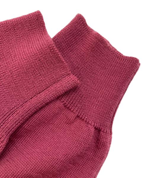 GRAN SASSO（グランサッソ）GRAN SASSO (グランサッソ) 12G メリノウール モックネック ニット ピンク サイズ:下記参照の古着・服飾アイテム