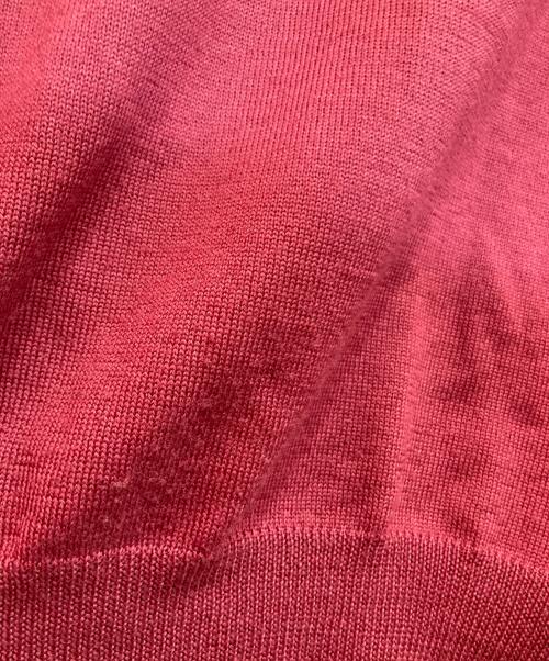 GRAN SASSO（グランサッソ）GRAN SASSO (グランサッソ) 12G メリノウール モックネック ニット ピンク サイズ:下記参照の古着・服飾アイテム