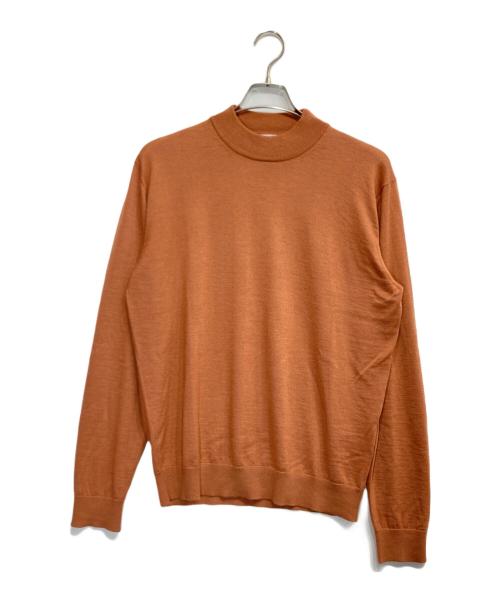 RING JACKET（リングジャケット）RING JACKET (リングジャケット) カシミヤシルク モックネックセーター ブラウン サイズ:SIZE 3の古着・服飾アイテム