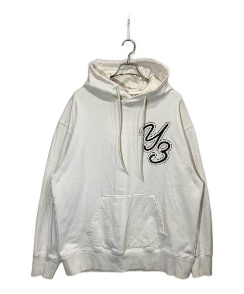 Y-3（ワイスリー）Y-3 (ワイスリー) GFX GRAPHIC LOGO HOODIE ホワイト サイズ:XLの古着・服飾アイテム